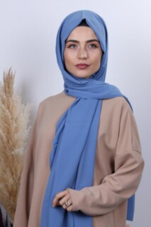 Medina Silk Shawl Indigo 100285389 - Hijab