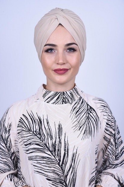 Bonnet extérieur Vera Beige - Hijab
