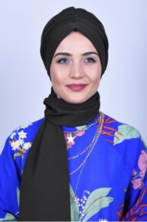 Cravate Froncée Os Vert Kaki - Hijab