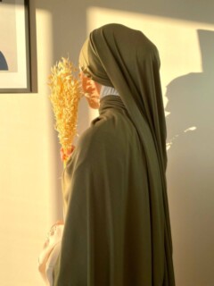 Ready To Wear - سرخس أخضر اللون - Hijab