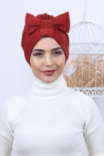 Double-Sided Bonnet Tile with Bow - 100285287 - Hijab