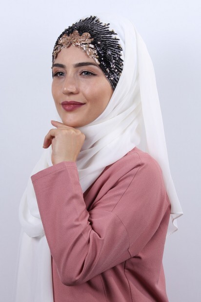 Design Princesse Châle Ecru - Hijab