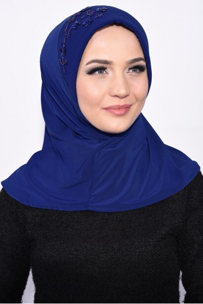 Pratik Pullu Hijab Saks Mavisi - Hijab
