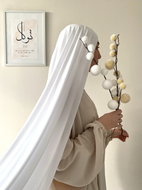 Maxi Jersey Sandy Hijjab®️ Creation - White 100357924