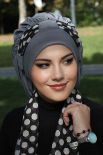 Flowy Scarf Bonnet Design - 100283041 - Hijab