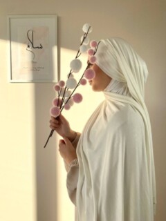 Jersey Premium Cream - Hijab