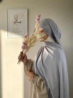 جيرسي بريميوم جراي - Hijab