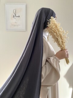 Ready To Wear - حصاة رمادية - Hijab