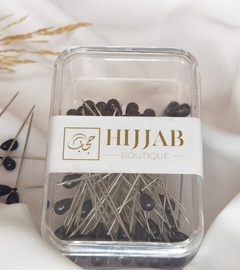 50 pcs Hijab Needle Pin - Black - 100298852 - Hijab