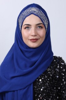 Stone Boneli Design Châle Sax - Hijab