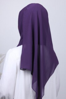 Bonnet Shawl Dark Purple