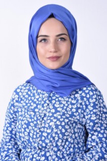 Dubai Silk Waffle Shawl Sax
