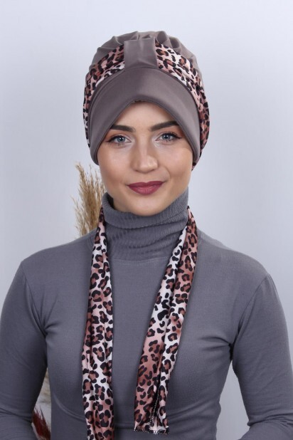 Scarf Hat Bonnet Mink - 100285001 - Hijab