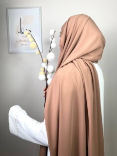 Shawl - Soie De Médine Noisette - Hijab