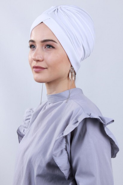 Nevrulu Double-Sided Bonnet White