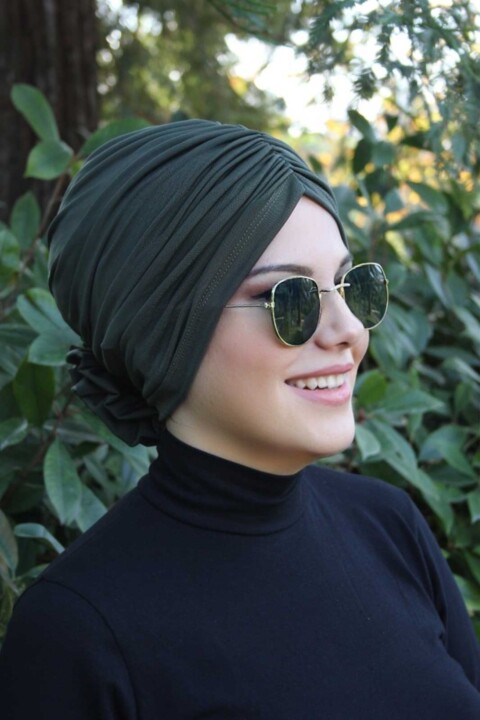 Rose Bonnet-Kaki - Hijab