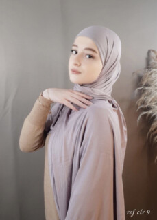 Jersey Premium - Purple gray 100318181 - Hijab