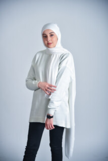 Prêt à porter Soie de Médine - couleur blanche - petite - Prêt à porter Soie de Médine - couleur blanche - Hijab