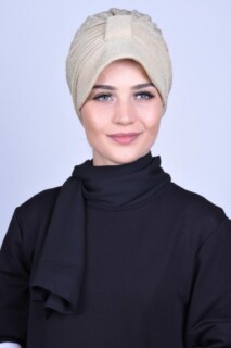 قبعة فضية بونيه ذهب أصفر - Hijab