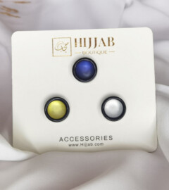 3 Pcs ( 3 pair ) Islam Women Scarves Magnetic Brooch Pin 100298871 - Hijab
