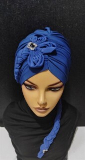 Floral Braided Bonnet Colored - 100283167 - Hijab