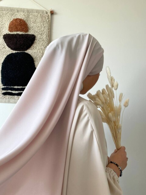 Hijab PAE - White beige pink 100357893