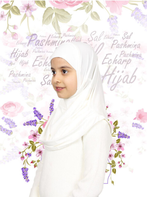 Blanc - Code : 78-42 - Hijab