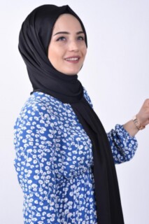 Dubai Silk Waffle Shawl Black