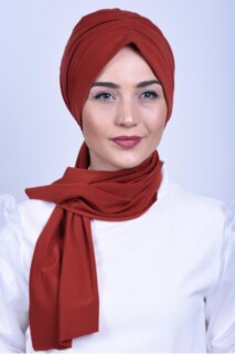 Tuile de bonnet à cravate froncée - Hijab