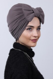 Reversible Bone Mink With Filled Bow - 100285051 - Hijab