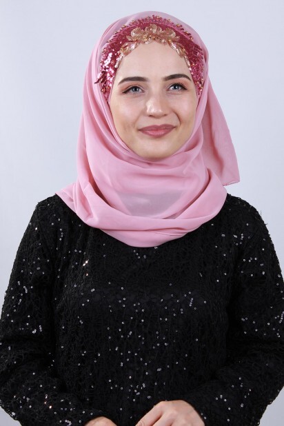تصميم الأميرة شال السلمون - Hijab