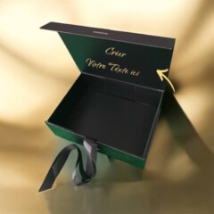 Hijab Coffret & Box - COFFRET PERSONNALISABLE NOIR - Hijab