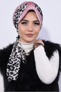 Velvet Scarf Hat Bonnet Powder Pink - 100283105 - Hijab