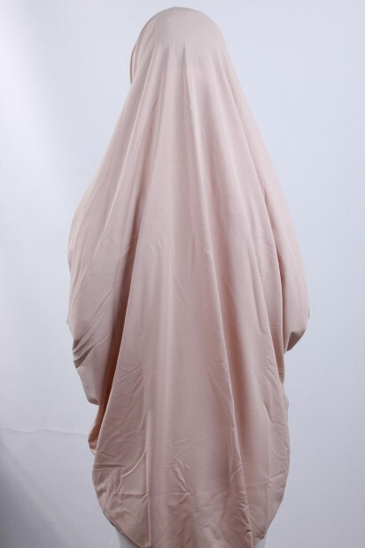 5XL Veiled Hijab Beige