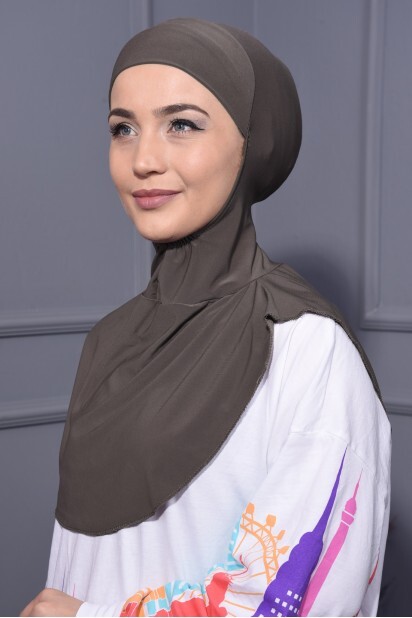 Neck Collar Hijab Mink