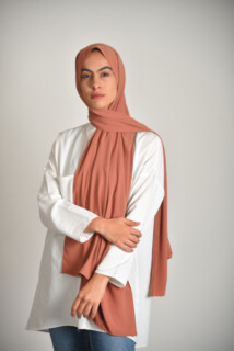 Medina Shawl Fiery Orange Color 100255094 - Hijab