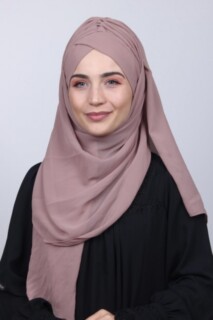 Bonnet Shawl Light Mink - 100285143 - Hijab