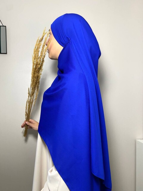 كريب بريميوم - أزرق ملكي - Hijab