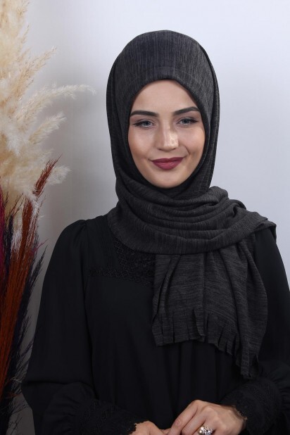 Knitwear Practical Hijab Shawl Smoked - 100282926 - Hijab