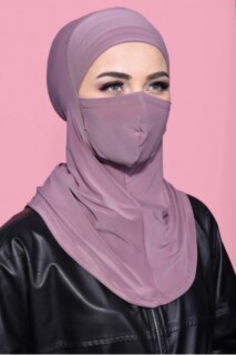 Masked Sport Hijab Dried Rose