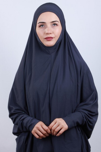 5XL Veiled Hijab Smoked