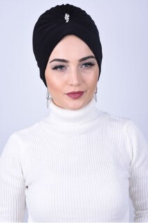 Pierre du Milieu Bijou Os Noir - Hijab