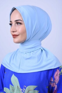  شال أزرق فاتح - Hijab