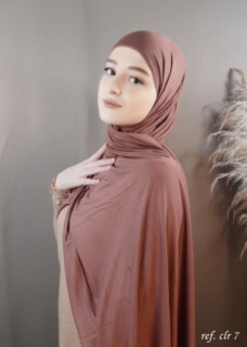 Jersey Premium - Red clay 100318179 - Hijab