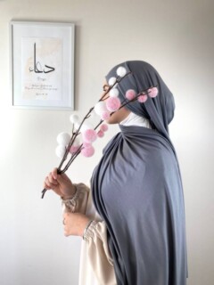 Jersey Premium Gris Loup - Hijab